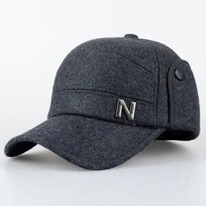 N-Emblem Gray Men's Hat